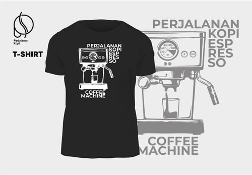 Perjalanan Kopi Tshirt